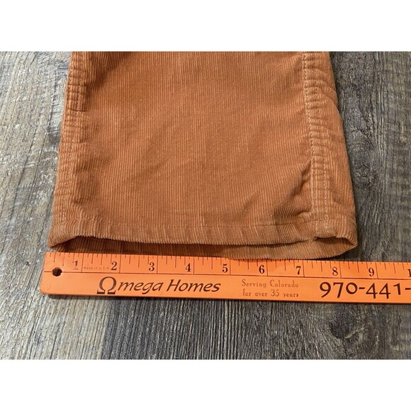 Vtg Levi’s 519 Corduroy Slim Straight Pants Peach High Rise W26 L32 USA Made - Picture 15 of 15